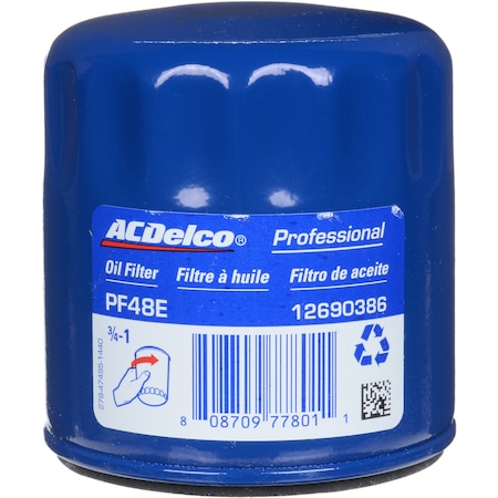 Acdelco Filter Asm-Oil, Pf48E PF48E